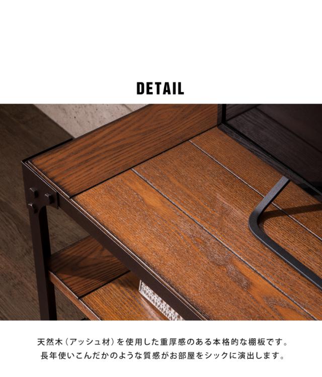 【オバヒト】ヴィンテージ　アイアンローテーブル　テレビ台 THE TV BOARD / LOW TABLE 無垢 杉 ヴィンテージスタイル