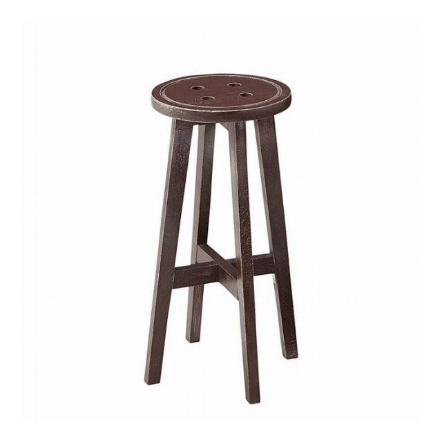 ハイスツール 幅28×奥行28×高さ60 天然木 ポプラ ラッカー塗装 ブラウン グリーン(代引不可)【送料無料】の通販は 7,720円