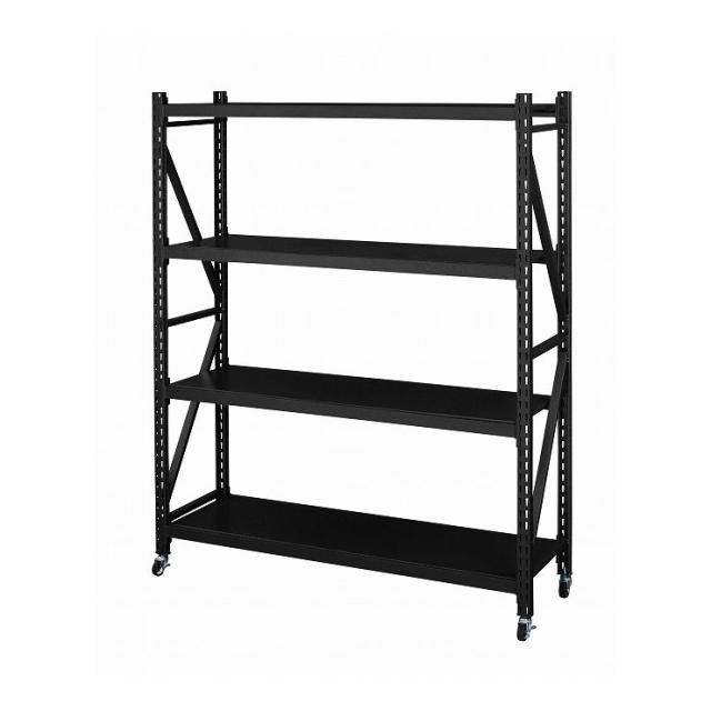 ボルトレスラック 3D 幅129×奥行40.5×高さ157 スチール ハンマートーン