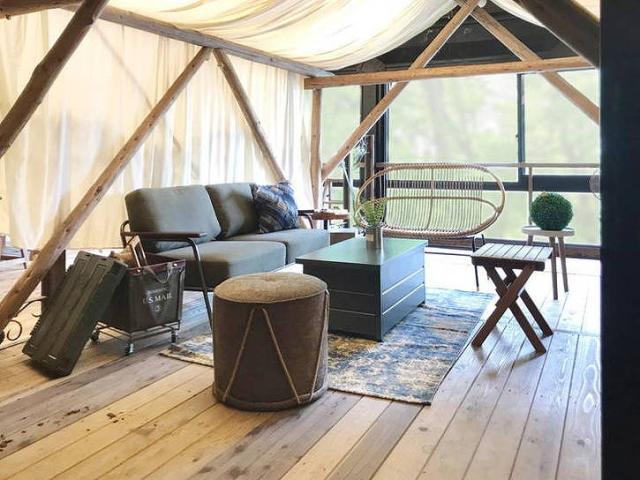 スツール 幅48×奥行48×高さ45 木フレームポリエステル コットン(代引不可)【送料無料】