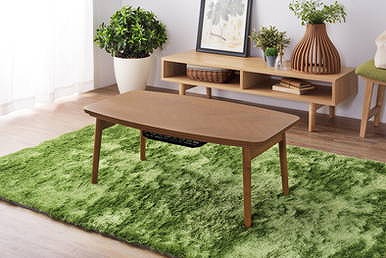 コタツテーブル 幅90×奥行50×高さ36 天然木化粧繊維板