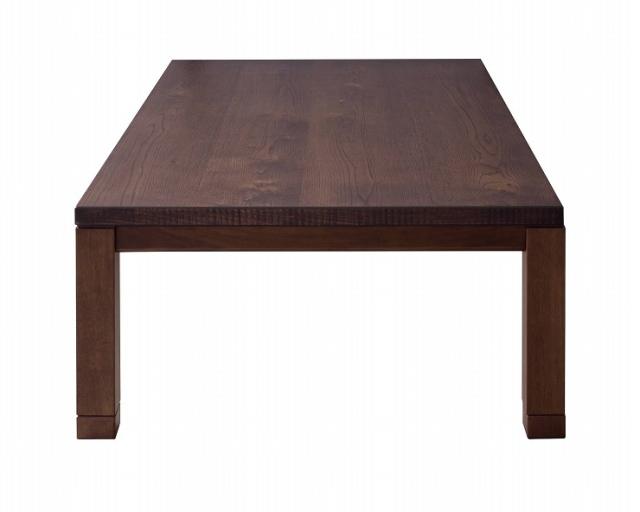 コタツテーブル 幅135×奥行80×高さ36/40 天然木化粧繊維板 オーク 天然木 ポプラ ウレタン塗装 石英管温風 600W LH-U60FC(代引不可)【 コタツテーブル 幅135×奥行80×高さ36/40 天然木化粧繊維