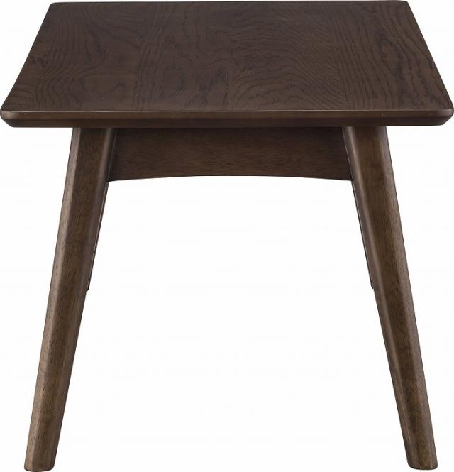 ダイニングテーブル 【ブラウン】 天然木化粧繊維板(オーク