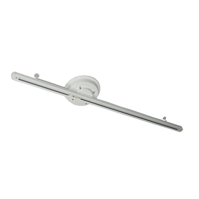 ダクトレール ライティングレール 配線ダクトレール アジャスター スライド機能 簡易取り付け式 耐荷重3.8kg AC100V 5A 引掛シーリング