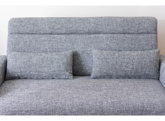 ソファ 2WAY ローソファ クッション付き 幅150cm 2人掛け 3人掛け 2.5人掛け おしゃれ シンプル モダン グレー ベージュ ファブリック 布製 アームソファ 肘あり 肘置き 木フレーム ロータイプ(代引不可)【送料無料】_12