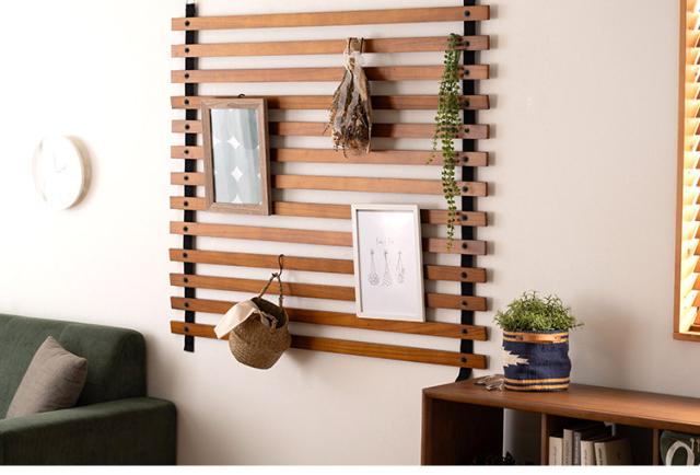 ロールパーテーション ワイド パーテーション ナチュラル ブラウン