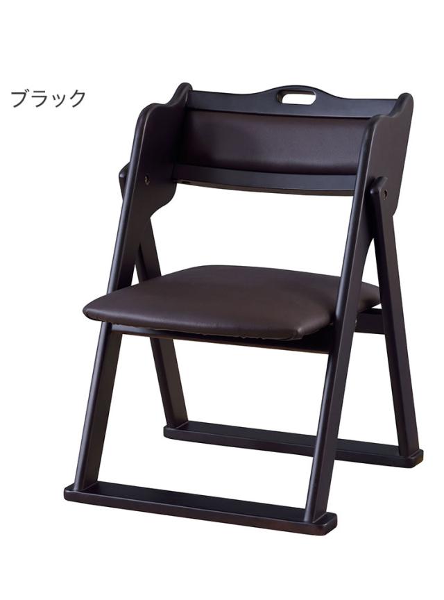 お座敷チェア 法事チェア スタッキング フォールディング ハンドル付き チェア 和室 一人掛けチェア 料亭 旅館 神社 お寺 宴会 座敷 法事 たたみ用チェア 和室用椅子 畳用椅子 高座椅子 高椅子(代引不可)【送料無料】_5