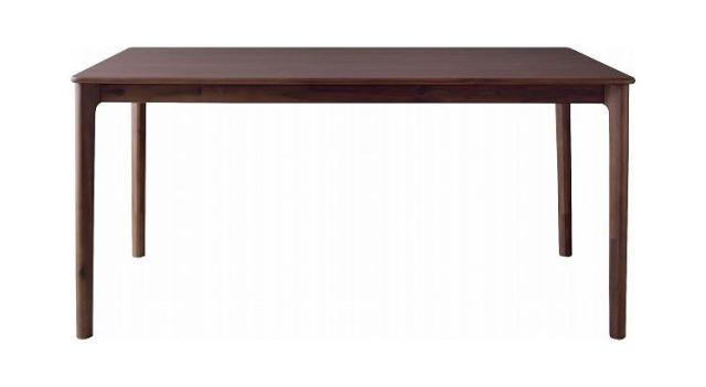 ダイニングテーブル リビングテーブル 約幅150cm ブラウン 木製 アジャスター付き 組立品 リビング インテリア家具 備品 おしゃれ インテリア(代引不可)【送料無料】_2