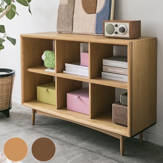 オープン シェルフ 約幅100×奥行34×高さ72cm ブラウン 木製 天然木 スチール インテリア家具 収納家具 組立品 オープンシェルフ 約幅100×奥行34×高さ72cm ナチュラル 木製 スチール 組立