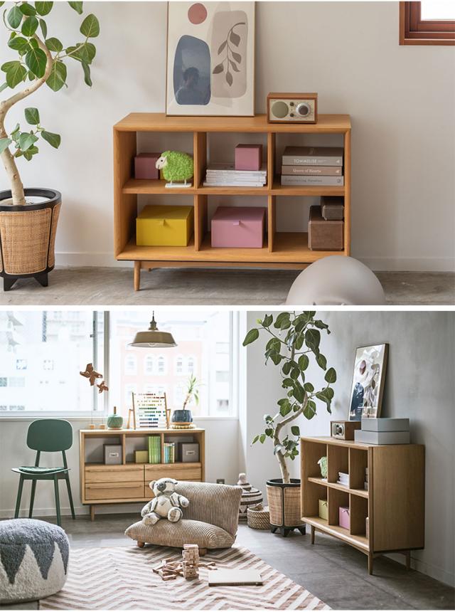 オープン シェルフ 約幅100×奥行34×高さ72cm ブラウン 木製 天然木 スチール インテリア家具 収納家具 組立品 オープンシェルフ 約幅100×奥行34×高さ72cm ナチュラル 木製 スチール 組立