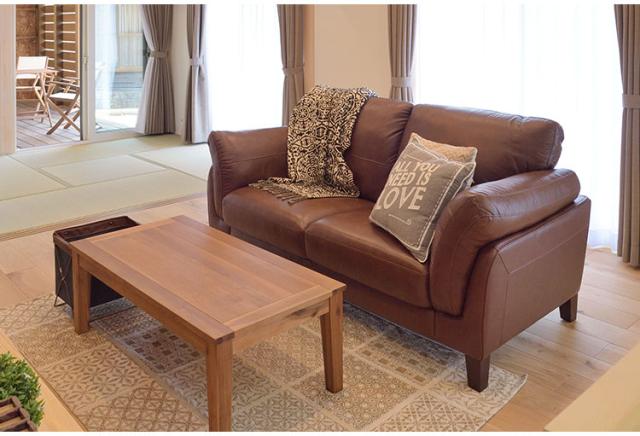 本革ソファ ブラック ソファ 椅子 家具 おしゃれ インテリア 2人掛け