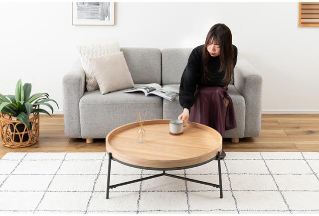 ラウンドテーブル PT-785 東谷 テーブル センターテーブル リビング