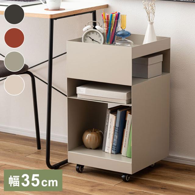 ワゴン スチールワゴン キャスター付き 棚付き 収納 モダン アクセント レトロ くすみカラー サイドテーブルワゴン サイドテーブル(代引不可)【送料無料】