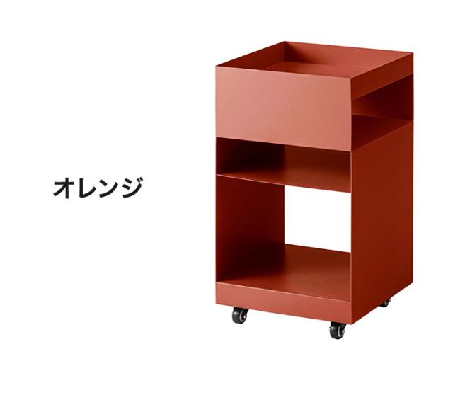 ワゴン スチールワゴン キャスター付き 棚付き 収納 モダン アクセント レトロ くすみカラー サイドテーブルワゴン サイドテーブル(代引不可)【送料無料】_8
