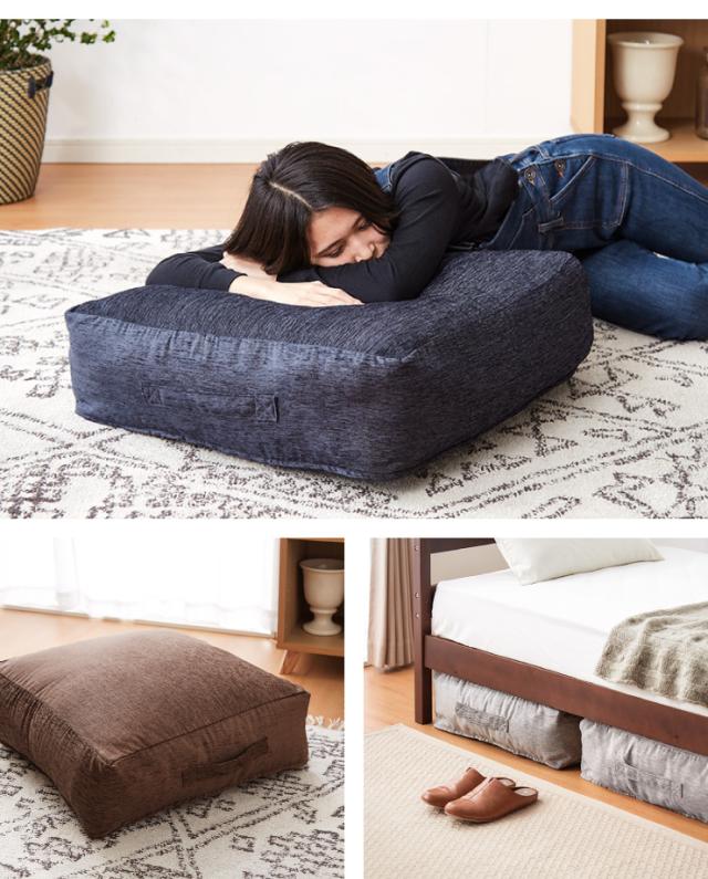 布団収納 クッション ソファ シェニール織 洗える ウォッシャブル 北欧 おしゃれ 布団収納ケース 布団 クッションになる 収納 カバー ケの通販はau Pay マーケット リコメン堂インテリア館