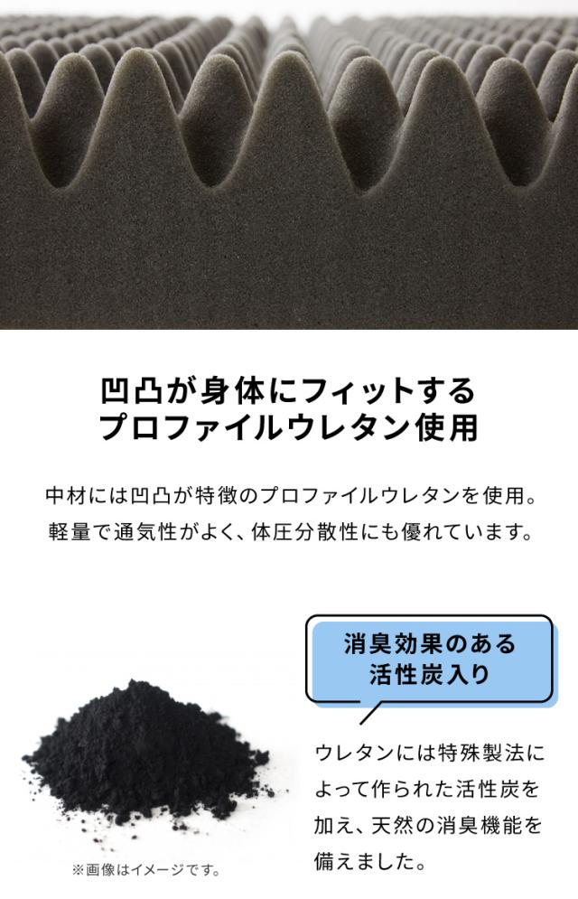 折りたたみマットレス コンパクト ホワイト 厚さ10cm 幅280cm 炭入り 三つ折り 高反発 190N 4人用 シングル3枚組ファミリーサイズ 