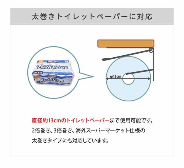 トイレットペーパーホルダー ダブル 天板付き 天然木 耐荷重5kg モダン 北欧 おしゃれ パイン材 2連 アイアン アンティーク 収納 飾り棚  の通販はau PAY マーケット - リコメン堂インテリア館