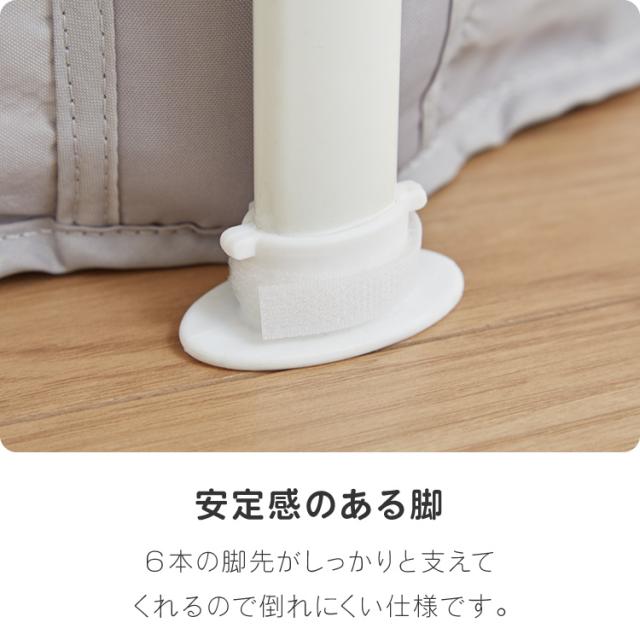 ベビーサークル 折りたたみ メッシュ ドア付き 123×106cm 洗濯 畳める グレー 扉付き シンプル かわいい 北欧 韓国 ベビーゲージ【送料無料】_13