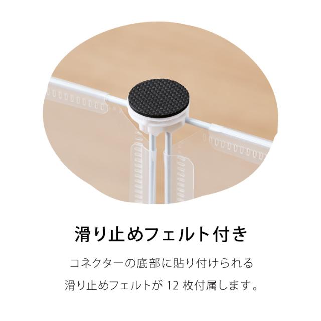 ペットフェンス 透明 50×50cm 半透明 ジョイント式 組立簡単 防水 置くだけ 折りたたみ 脱走防止 滑り止め ペットサークル ペットハウス ペットゲート フェンス ペットケージ 安全柵 小型犬 中型犬【送料無料】 サークル・ケージ・ゲート・犬小屋