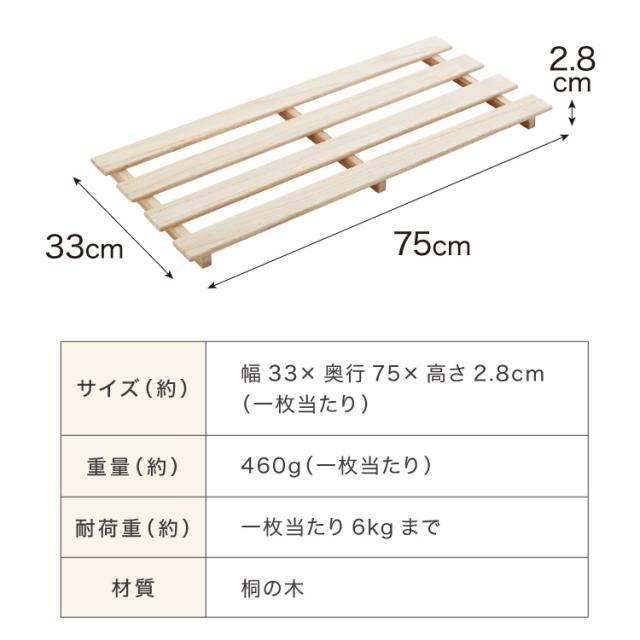 すのこ 押入れ収納 8枚セット 桐 桐すのこ 押入れ 収納 寝具収納 防カビ 8枚入り 押入れ用すのこ 収納用 布団収納 すのこマット 除湿【送料無料】 すのこ
