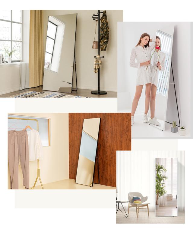 brisafe 割れない鏡 スタンド 50×160cm 割れない おしゃれ シンプル 鏡