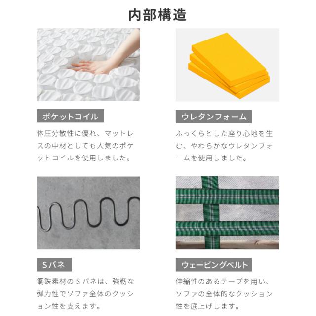 ダイニングソファ ソファ 3点セット レザー 2人掛け 1人掛け ペット対応 ペット ソファ ダイニング ソファーセット ポケット 1P 2Pコイル 天然木 リビングダイニング カウチソファ コーナー【送料無料】