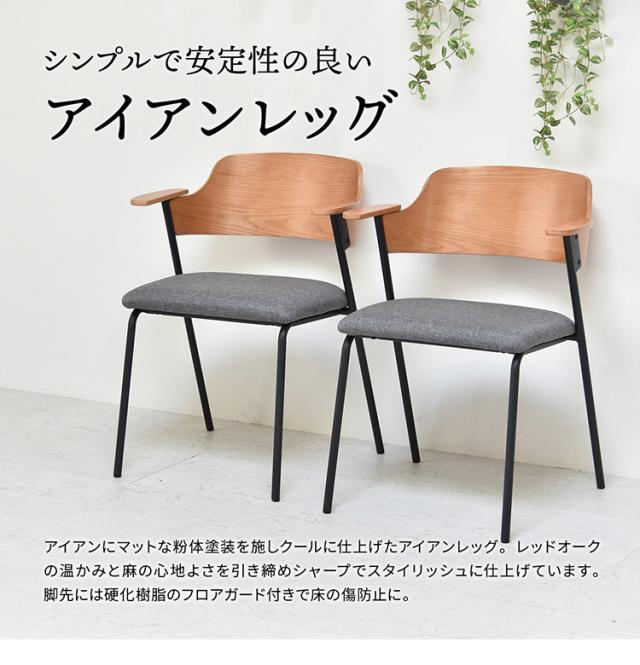 ダイニングチェア 2脚セット 肘付きチェア おしゃれ 北欧 シンプル レトロ モダン イス 椅子 ヴィンテージ Francis フランシス (代引不可)【送料無料】_10