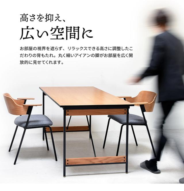 ダイニングチェア 2脚セット 肘付きチェア おしゃれ 北欧 シンプル レトロ モダン イス 椅子 ヴィンテージ Francis フランシス (代引不可)【送料無料】_9
