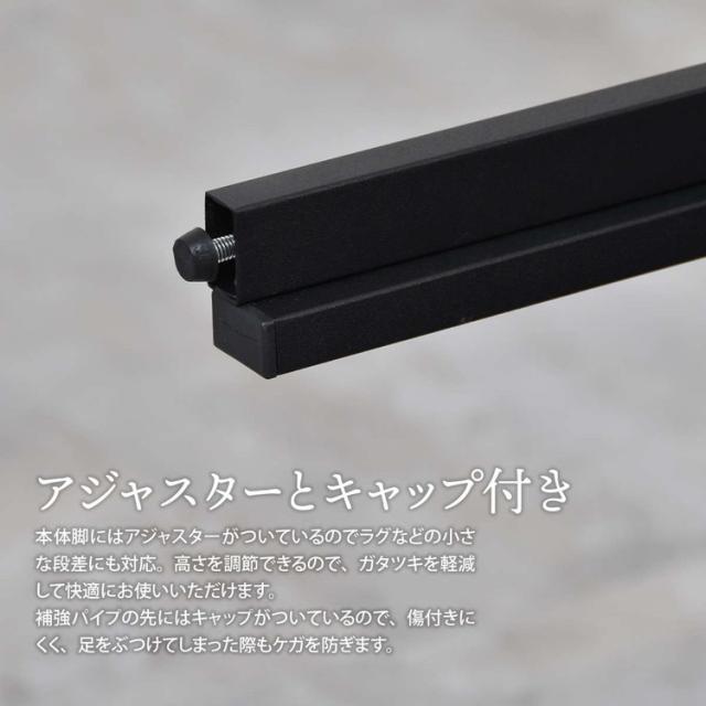 ガラスセンターテーブル Arca 強化ガラス×収納棚付きシンプルデザイン【幅75cm】ガラスセンターテーブル 強化ガラステーブル シンプルテーブル 棚付きテーブル 透明天板テーブル【送料無料】_11