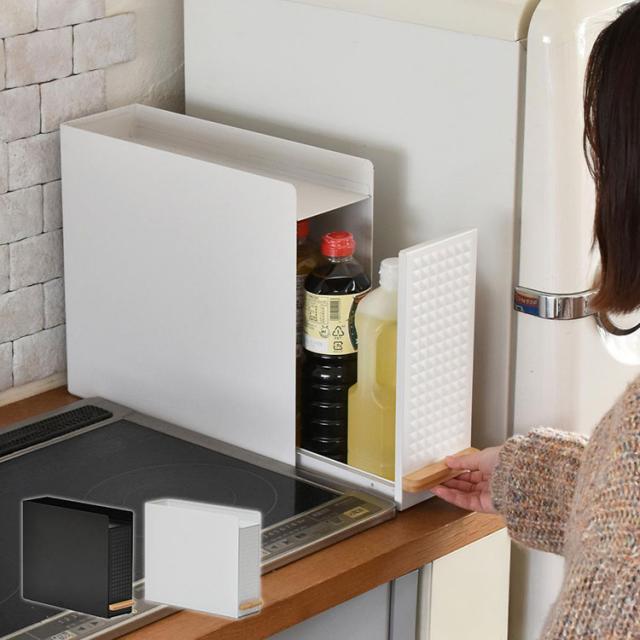 TREE スライド収納調味料ラック コンパクトタイプ コンパクトタイプ コンロ横収納に最適【幅12cm】スライド収納ラック 調味料ラック コンパクトスパイスラック コンロ横収納【送料無料】