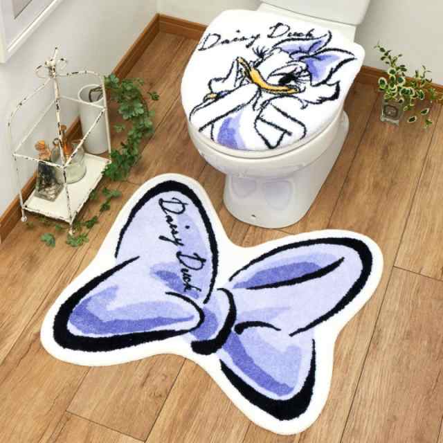 トイレ2点セット デイジー トイレタリー トイレふたカバー トイレマット トイレカバー ウォッシャブル ドナルド ディズニー 代引不可 の通販はau Pay マーケット リコメン堂