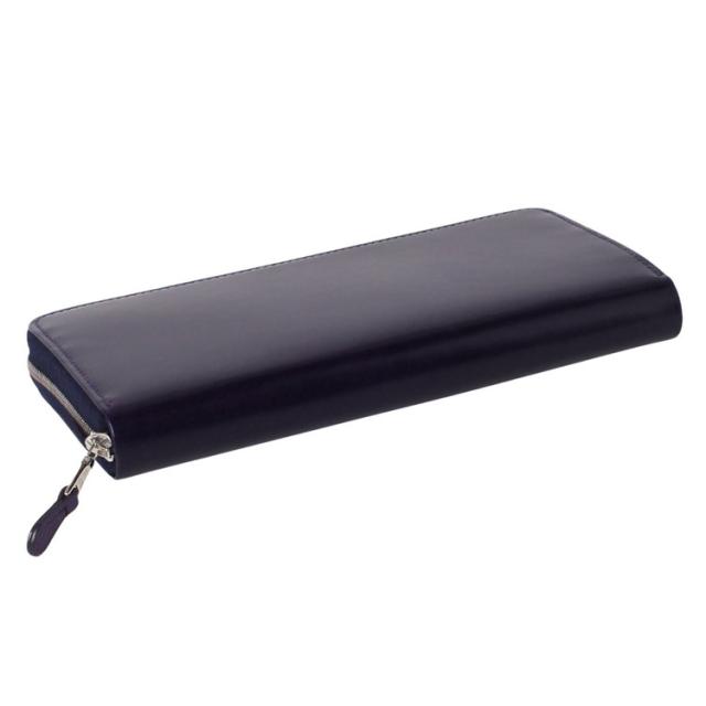 WHITE HOUSE COX ラウンドファスナー長財布 S2622 NAVY ブランド ブランド品 プレゼント ギフト【送料無料】_3