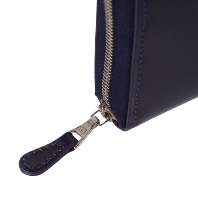 WHITE HOUSE COX ラウンドファスナー長財布 S2622 NAVY ブランド ブランド品 プレゼント ギフト【送料無料】_4