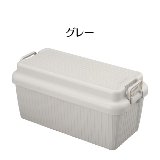 2個セット コンテナボックス 蓋付き ベリアスボート Lサイズ 収納ボックス 収納ケース VA-L アウトドア キャンプ ベンチ 頑丈 丈夫 スツール 収納BOX おしゃれ サンカ(代引不可)【送料無料】_2