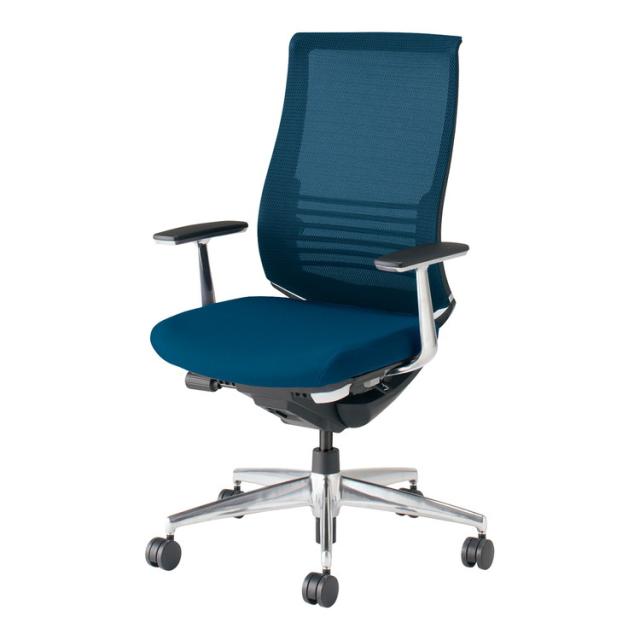 コクヨ オフィスチェア ベゼル CR-A2863E6GMT6-WN ファンクショナルタイプ アルミ肘 カーペット用【配送・組立・設置込】(代引不可)【送料無料】