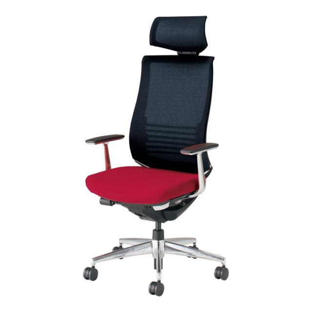 コクヨ オフィスチェア ベゼル CR-A2865E6CGMA8-VN ヘッドレスト アルミ肘 フローリング用【配送・組立・設置込】(代引不可)【送料無料】の通販は 80,482円