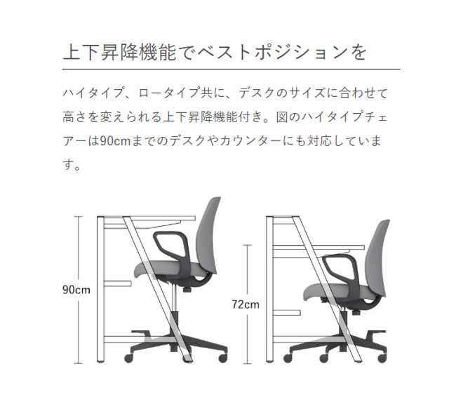 オフィスチェア オプティ ロー BK 肘無 C02-B102CU-BKE6E61 ブラック