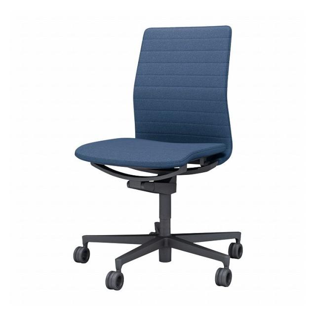 プラス 事務イス KC-JF60SL ブルー 布張り プラス 事務イス KC-JF60SL ブルー 布張り