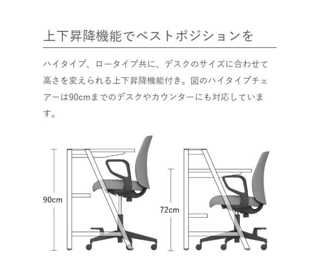 オフィスチェア オプティ ハイ E1 肘無 C02-F102CU-E138E21 背:ライトグレー 座:ホワイトターコイズ 椅子 リモートワーク 在宅 仕事 勉強 快適 おしゃれ パソコンチェア デスクチェア 会社(代引不可)【送料無料】_6