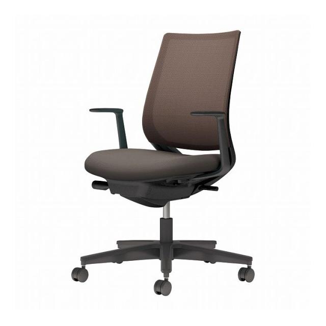 【メーカー直送】 コクヨ オフィスチェア 椅子 イス チェア ミトラ2 L型肘 ブラック ダークグレージュ(代引不可)【送料無料】