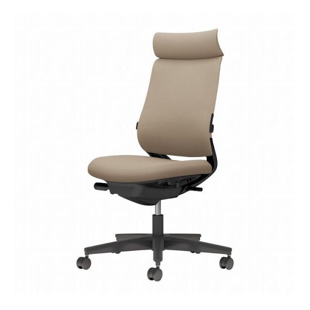 【メーカー直送】 コクヨ オフィスチェア 椅子 イス チェア ミトラ2 肘無 ランバー付 ブラック ソフトベージュ(代引不可)【送料無料】
