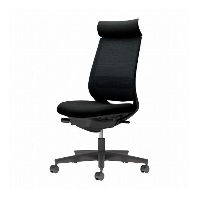 コクヨ オフィスチェア 椅子 イス チェア ミトラ2 肘無 ランバー付 ブラック ブラック C04-B302MW-BKB6E62 (代引不可)【送料無料】 40,664円
