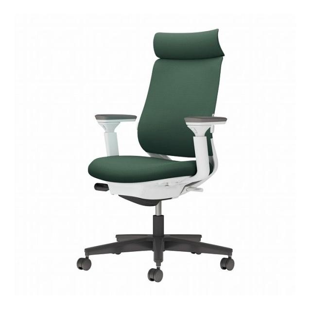 【メーカー直送】 コクヨ オフィスチェア 椅子 イス チェア ミトラ2 可動肘 ランバー付 ホワイトグレー ディープグリーン(代引不可)【送料無料】の通販はパソコン・オフィスチェア