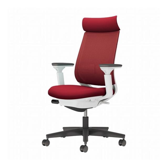 【メーカー直送】 コクヨ オフィスチェア 椅子 イス チェア ミトラ2 可動肘 ランバー付 ホワイトグレー カーマイン(代引不可)【送料無料】の通販は