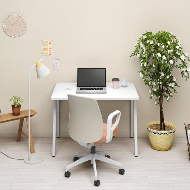 【メーカー直送】 コクヨ デスク リーン LEAN 平机 本体色 ブラック 天板色 ナチュラル(代引不可)【送料無料】の通販は