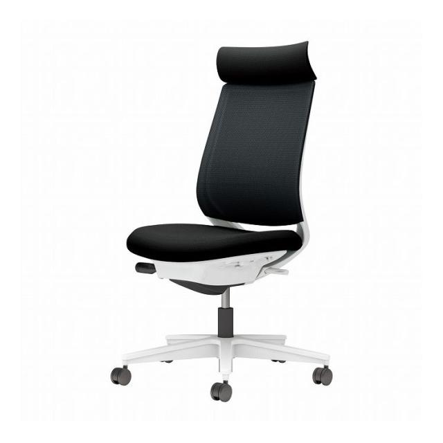 【メーカー直送】 コクヨ オフィスチェア 椅子 イス チェア ミトラ2 肘無 ホワイトグレー ブラック(代引不可)【送料無料】の通販は