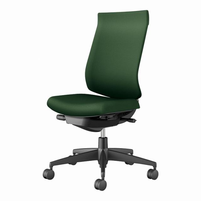 【メーカー直送】オフィスチェア ウィザード4 ハイバック 肘なし ブラック脚 本体ブラック C06-B202CU-BKG4Q61 フローリング用 ディープグリーン(代引不可)【送料無料】の通販は