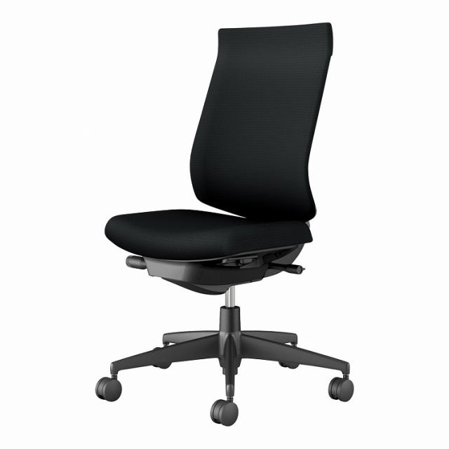 【メーカー直送】オフィスチェア ウィザード4 ハイバック 肘なし ブラック脚 本体ブラック C06-B202CW-BKG4B61 カーペット用 ブラック(代引不可)【送料無料】の通販は