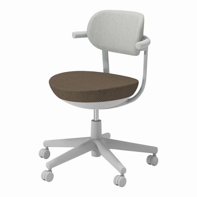 【メーカー直送】カジュアルチェア パロ スタンダードタイプ 背クッションタイプ スタンダードタイプ 本体ライトグレー グレー脚 背座別色 C07-G11CU-E2M6E21 フローリング用(代引不可)【送料無料】