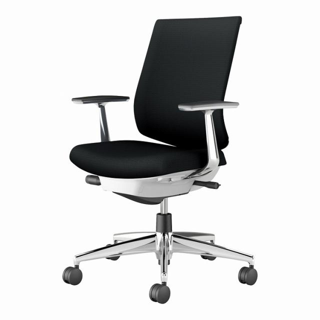 メーカー直送 オフィスチェア ウィザード4 ローバック 肘なし アルミポリッシュ脚 本体ブラック C06-P102CW-BKG4M61 カーペット用 ダークグレージュ 代引不可 メーカー直送 オフィスチェア ウィザード4 ローバック T型肘 ブラック